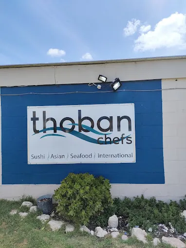 Entrance sign to Thoban Chefs One of many Langebaan Restaurants