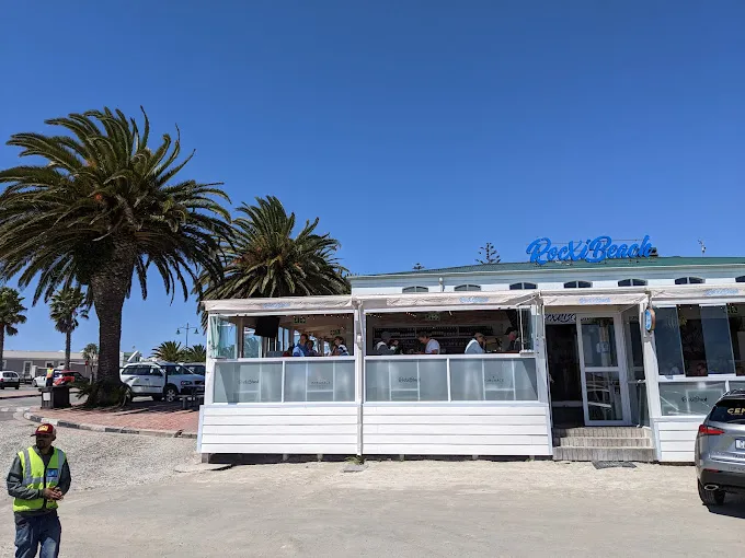 Outside view of RocXi Beach Restaurant, on the main beach as a Langebaan Restaurants, of choice.